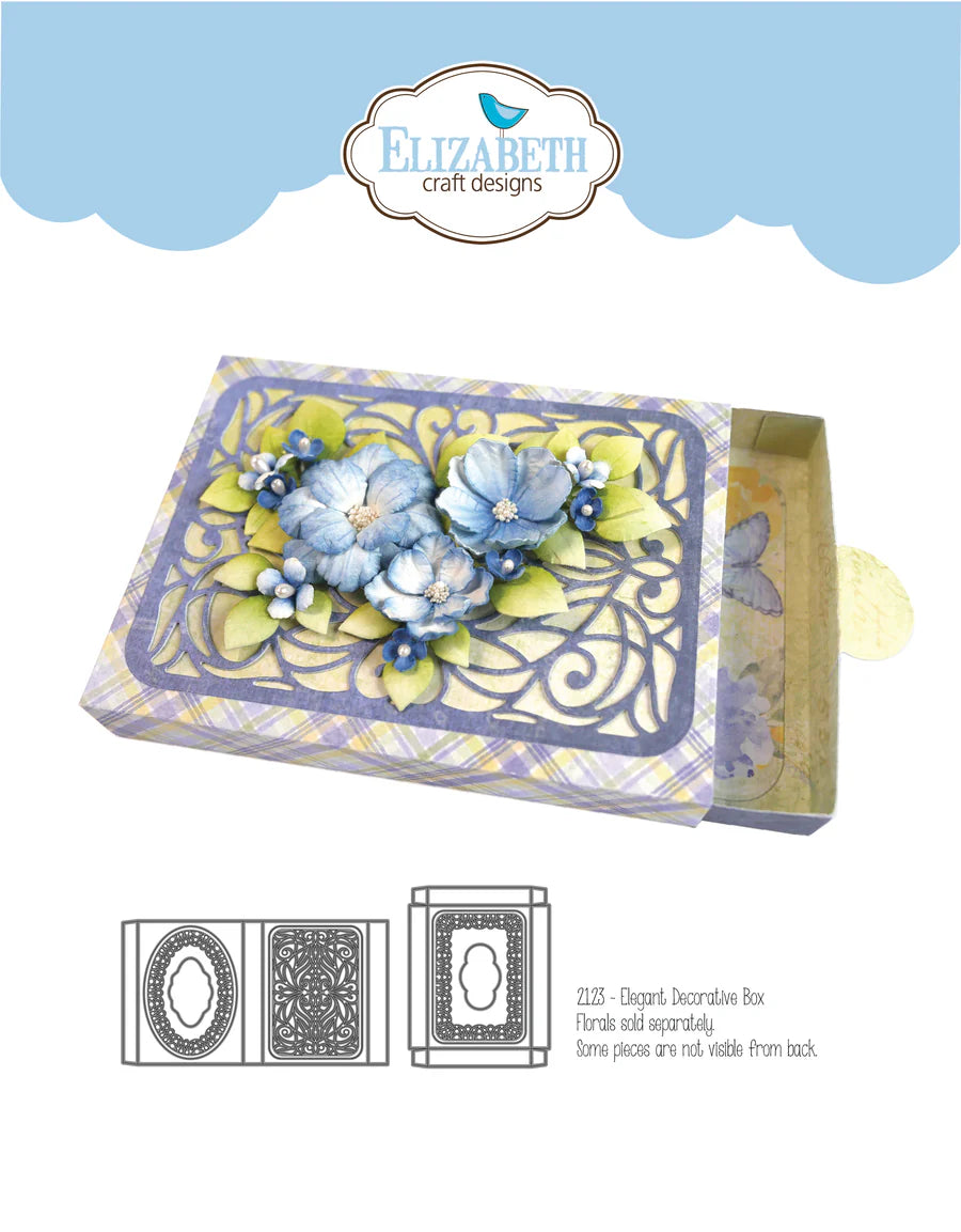 Elizabeth Craft Designs Elegant Decorative Box Metal Die Set